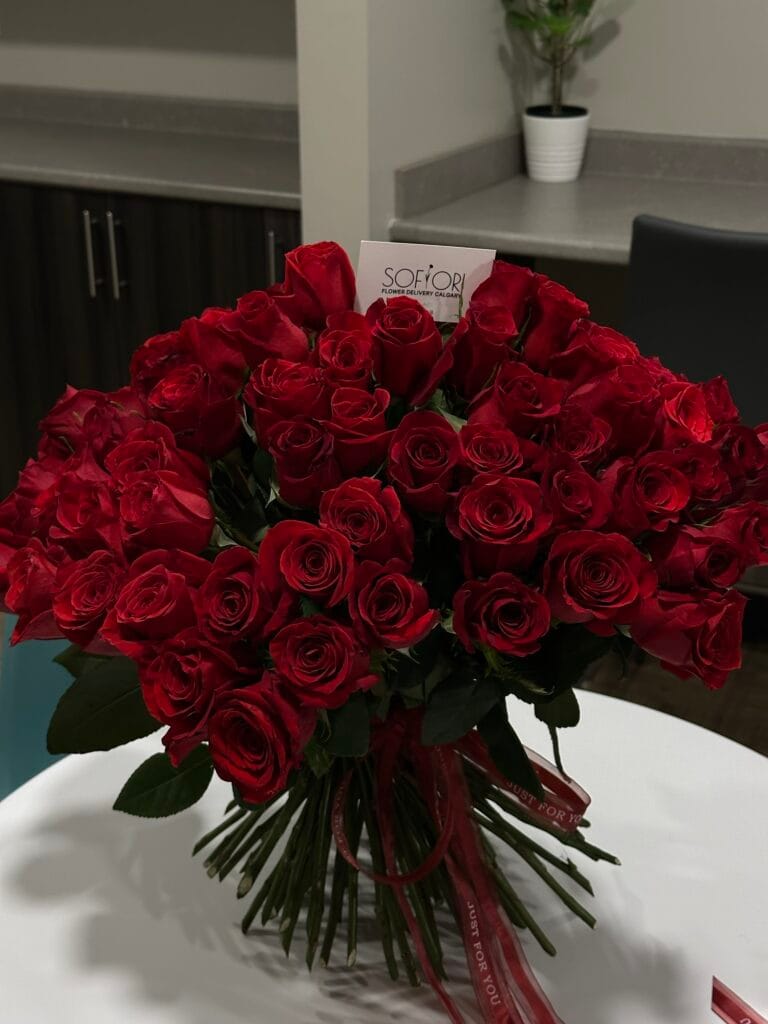Fall in Love with Red Roses: Your Local Calgary Flower Shop Story